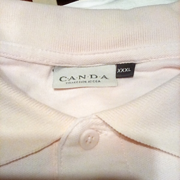 CANDA Brand  Polo Pink  100 % cotton - Picture 3 of 6
